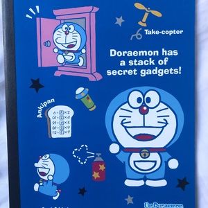 Vintage Doraemos blank notebook